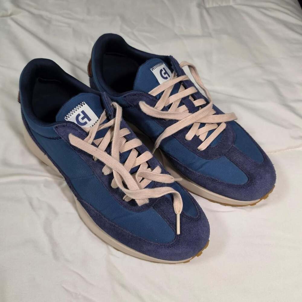 Cole Haan Crosscourt Midtown Blue Retro Sneakers C37499 Size 10M